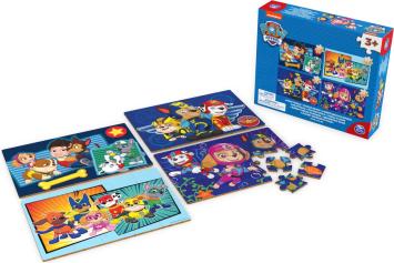 PAW Patrol - 4 houten puzzels