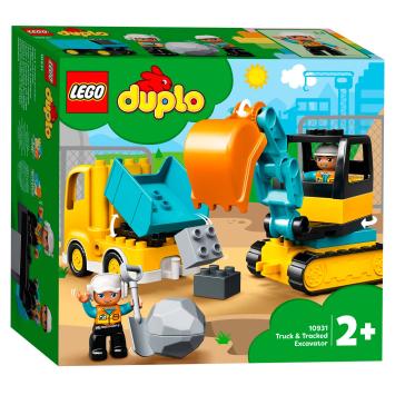 LEGO DUPLO 10931 Truck Graafmachine met Rupsbanden