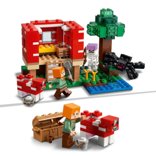 LEGO Minecraft Het Paddenstoelenhuis