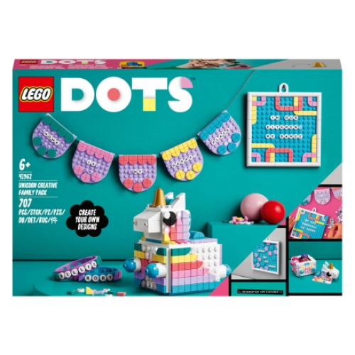 LEGO DOTS Eenhoorn creatieve gezinsset - 41962