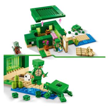 LEGO Minecraft 21254 Het Schildpadstrandhuis