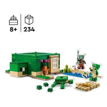 LEGO Minecraft 21254 Het Schildpadstrandhuis