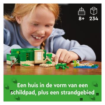 LEGO Minecraft 21254 Het Schildpadstrandhuis