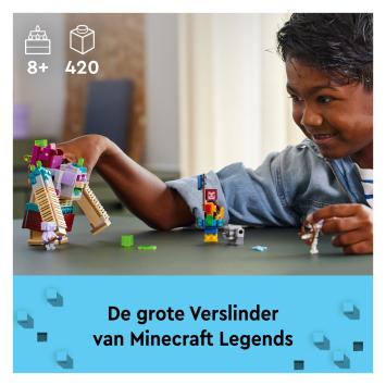 LEGO Minecraft 21257 Duel met de Verslinder