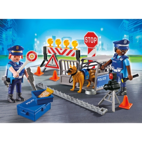 Playmobil Politiewegversperring
