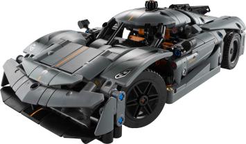 LEGO Technic - Koenigsegg Jesko Absolut grijze hypercar - 42173