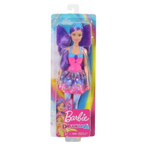 Barbie Dreamtopia Fee Paars Haar - Barbiepop
