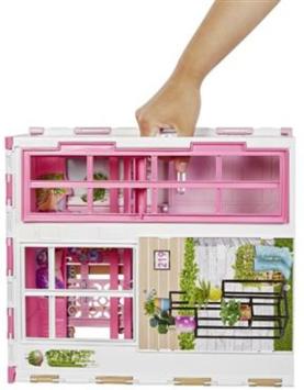 Barbie Vakantiehuis met Modepop Speelset