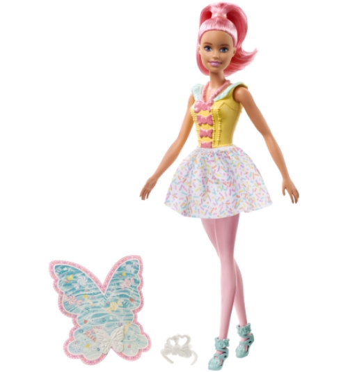 Barbie Dreamtopia Fee Rood Haar - Barbiepop