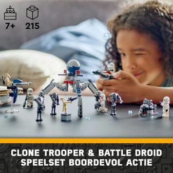 LEGO Star Wars Clone Trooper™ & Battle Droid™ Battle Pack - 75372