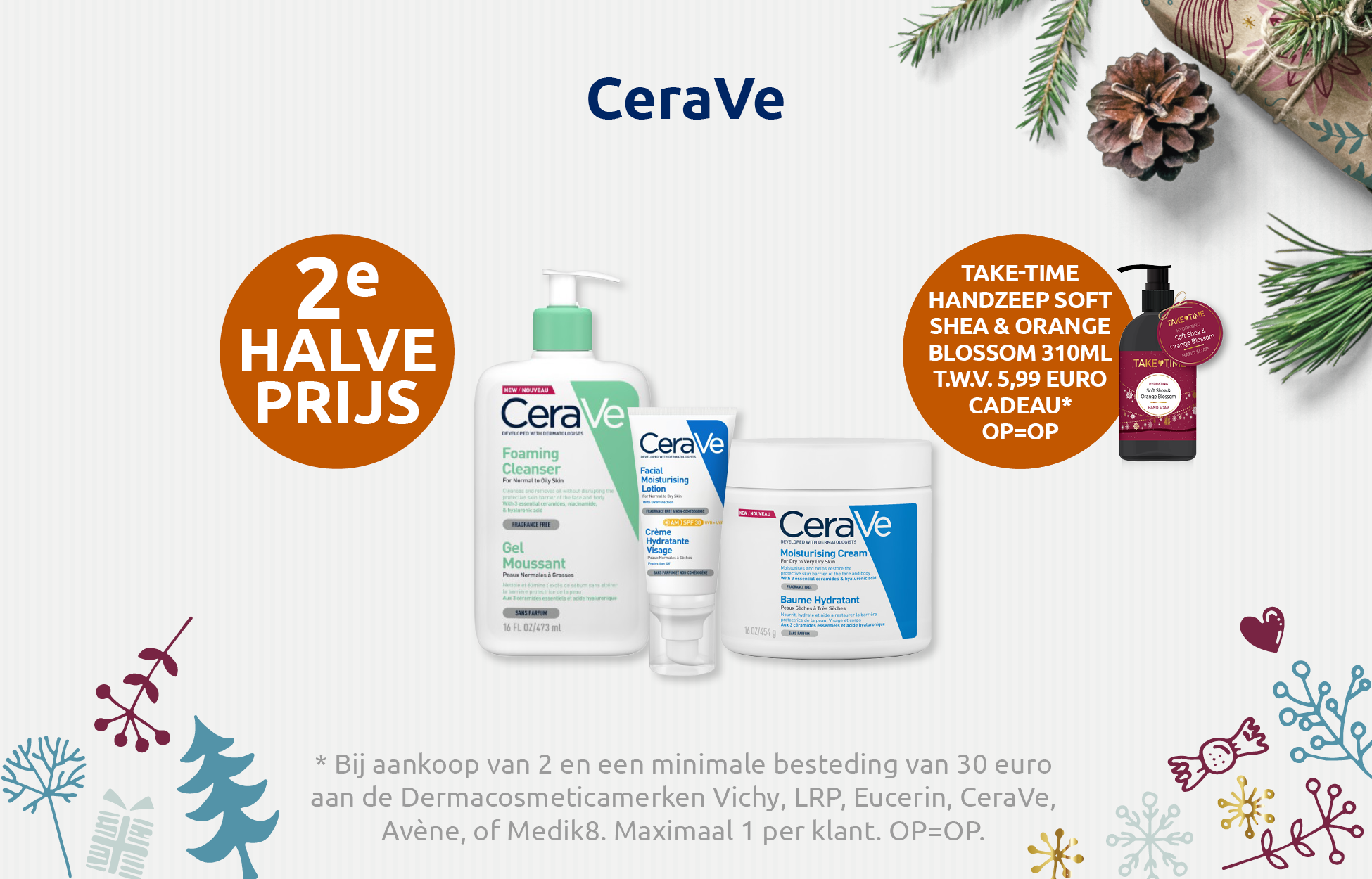Afbeelding met aanbieding voor CeraVe Kerst