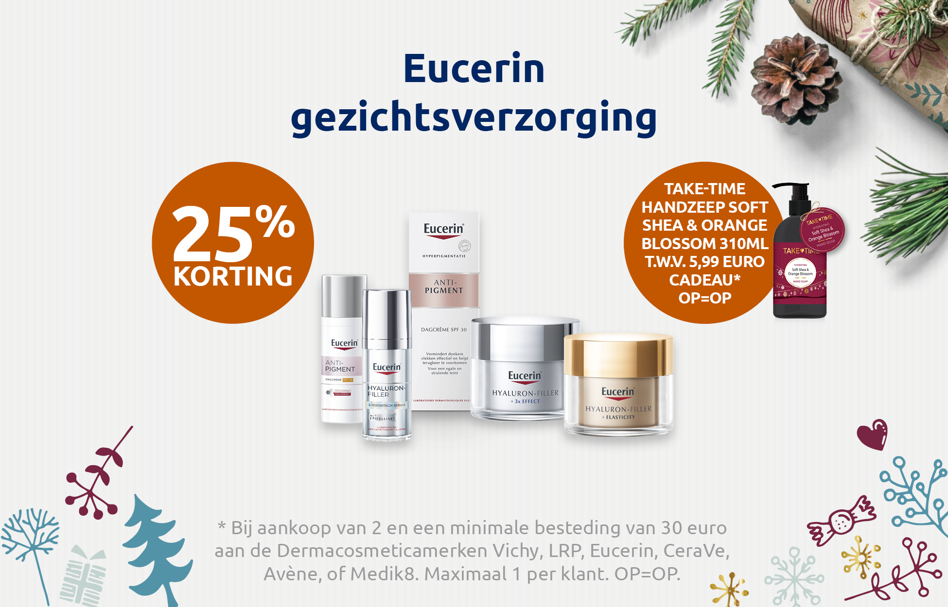 Afbeelding met aanbieding voor Eucerin Kerst