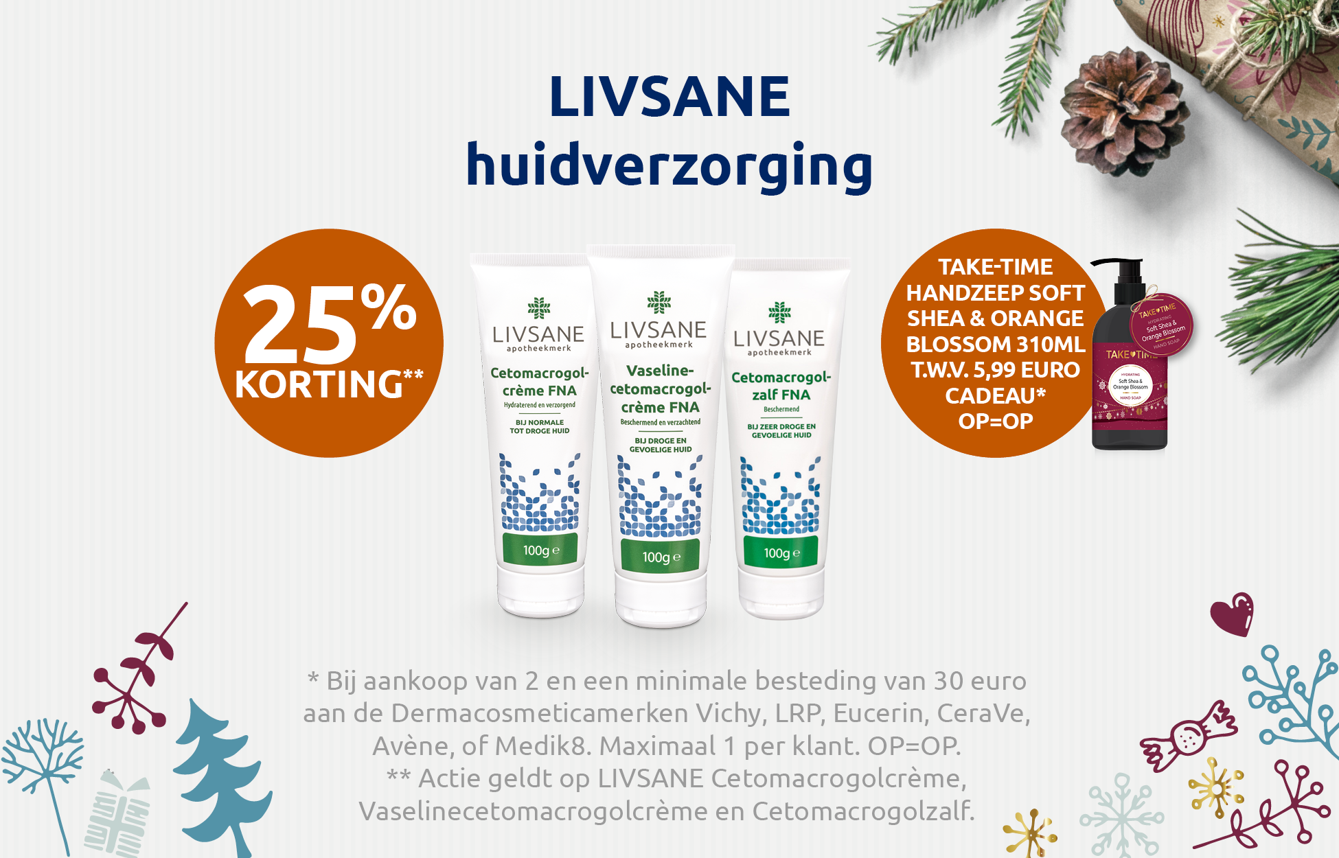 Afbeelding met aanbieding voor LIVSANE Huidverzorging Kerst