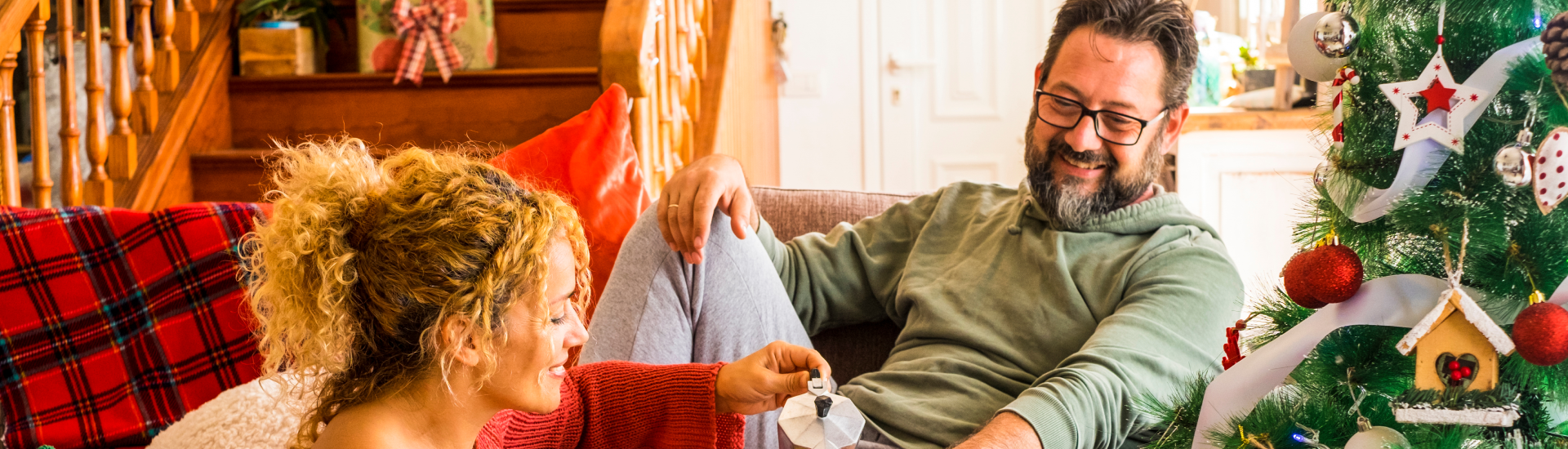 Stel dat bij de kerstboom zit om cadeautjes uit te pakken