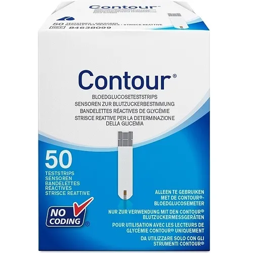 Contour Glucose Teststrip 50 stuks - BENU Webshop