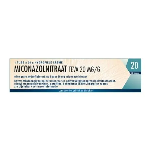 Teva Miconazolnitraat 20mg/g Crème 30g bestellen bij BENU Shop