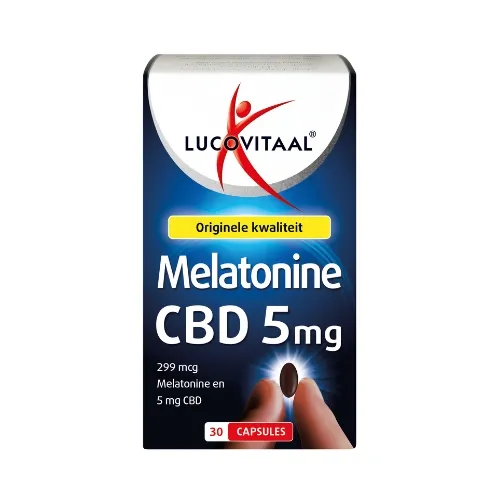melanotan pillen kopen Lucovitaal Melatonine CBD 5mg Capsules 30 stuks bestellen bij BENU Shop