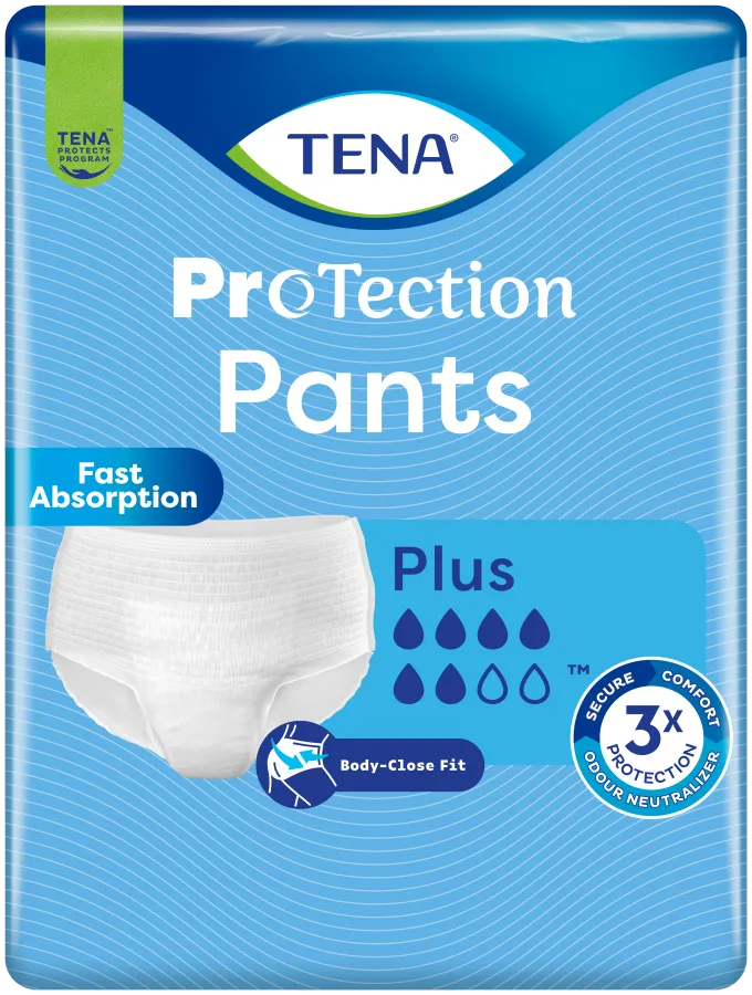 Tena protection pants plus extra large 12st bestellen bij BENU Shop