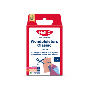 HeltiQ Wondpleisters Classic 10 x 6 cm 10 stuks