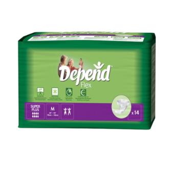 Depend Flex Super Plus M Heupbandslips 14 stuks