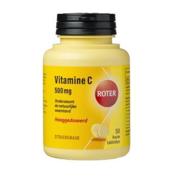 Roter Vitamine C 500mg Citroen Kauwtabletten 50 stuks