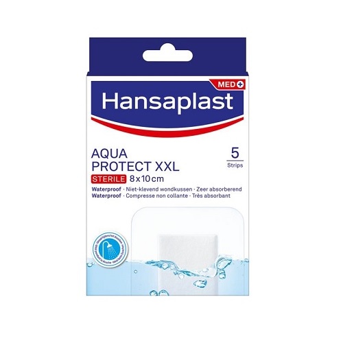 Hansaplast Aqua Protect XXL Strips 8 x 10cm 5 stuks
