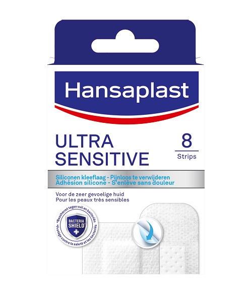 Hansaplast Ultra Sensitive Pleisters 8 stuks