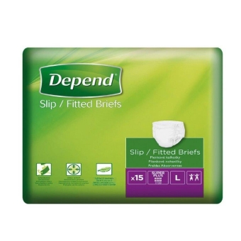 Depend Slip Super Plus Large 15 Stuks