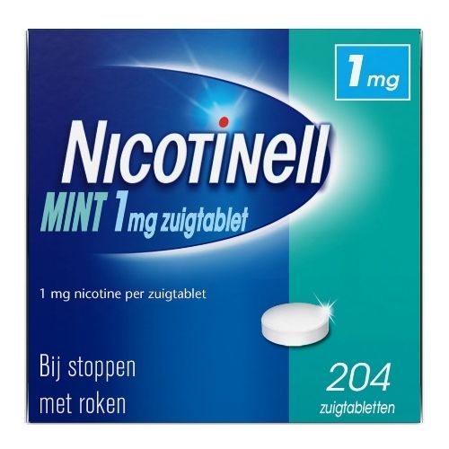 Nicotinell Zuigtablet Mint 1 mg 204 stuks