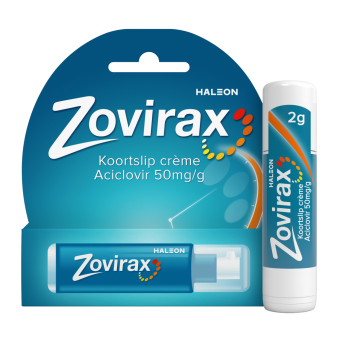 Zovirax Aciclovir 50mg/g Koortslip Pomp 2g