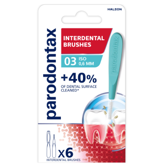 Parodontax 0,6mm Interdental Brushes 6 stuks