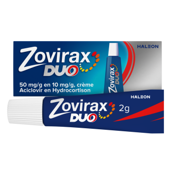 Zovirax Aciclovir 50mg/g Duo Crème 2g