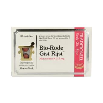 Bio-Rode Gist Rijst 150 tabletten