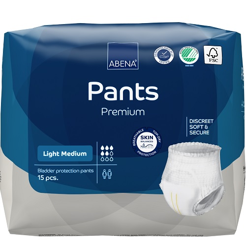 Abena Pants Premium Light Medium Luierbroekjes 15 stuks
