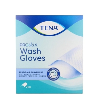 Tena Wash GLove  Washand 50 Stuks