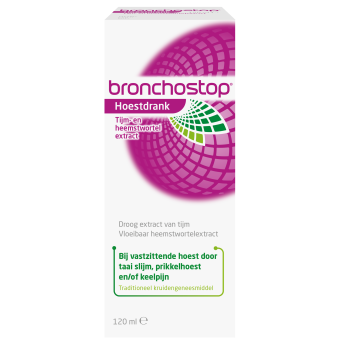 Bronchostop Tijm- en heemstwortel Extract Hoestdrank 120ml