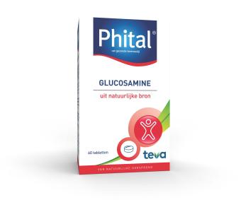 Phital Glucosamine Tabletten 60 stuks Phital Glucosamine Tabletten 60 stuks