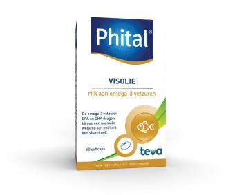 Phital Visolie Soft Capsules 60 stuks Phital Visolie Soft Capsules 60 stuks