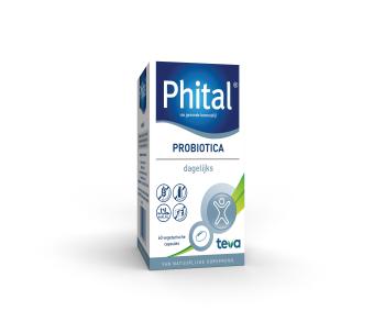 Phital Probiotica Vegetarische Capsules 60 stuks