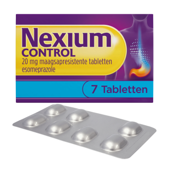 Nexium Control Esomeprazole 20mg Tabletten 7 stuks