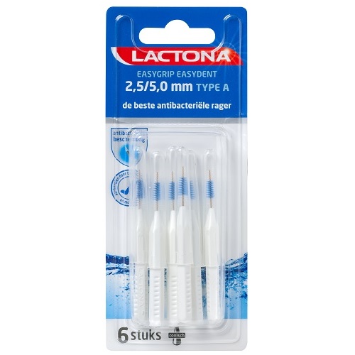 Lactona Easygrip A 2,5/5,0mm Ragers 6 stuks