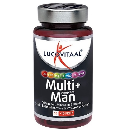 Lucovitaal Multivitamine Man Tabletten 40 stuks