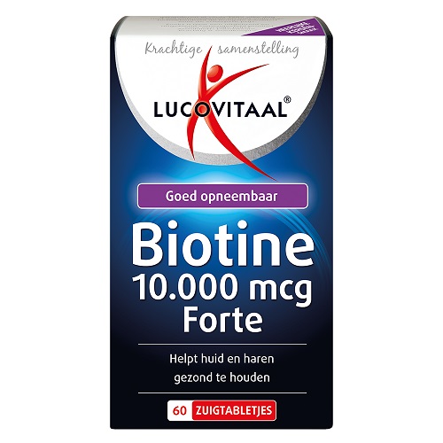 Lucovitaal Biotine 10.000mcg Forte Zuigtabletjes 60 stuks
