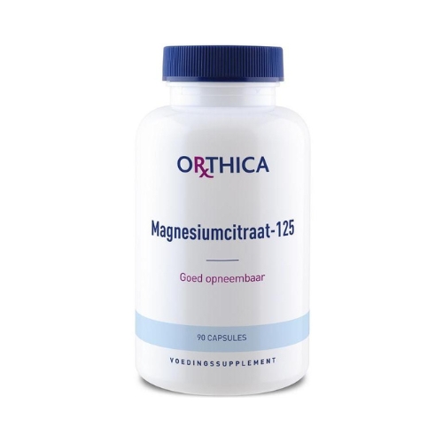 Orthica Magnesiumcitraat-125 Capsules 90 stuks