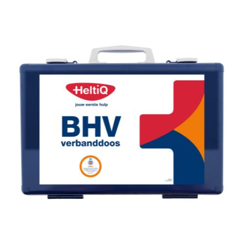 HeltiQ BHV Verbanddoos Modulair (blauw) , 1 verbanddoos 6 stuks modules