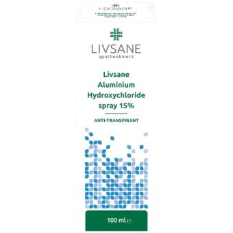 Livsane Livsane Aluminium Hydroxychloride spray 15% 100 ml