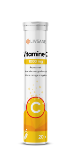 LIVSANE Vitamine C Bruistablet 1000mg 20 stuks LIVSANE Vitamine C Bruistablet 1000mg 20 stuks