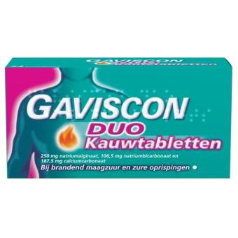 Gaviscon Duo Kauwtablet 48 stuks