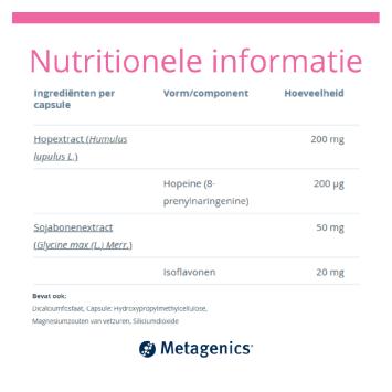 Metagenics Menohop 30 stuks