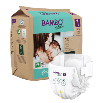 BAMBO NATURE SLIP NEW BORN 1 2-4KG ECO NG ABENA